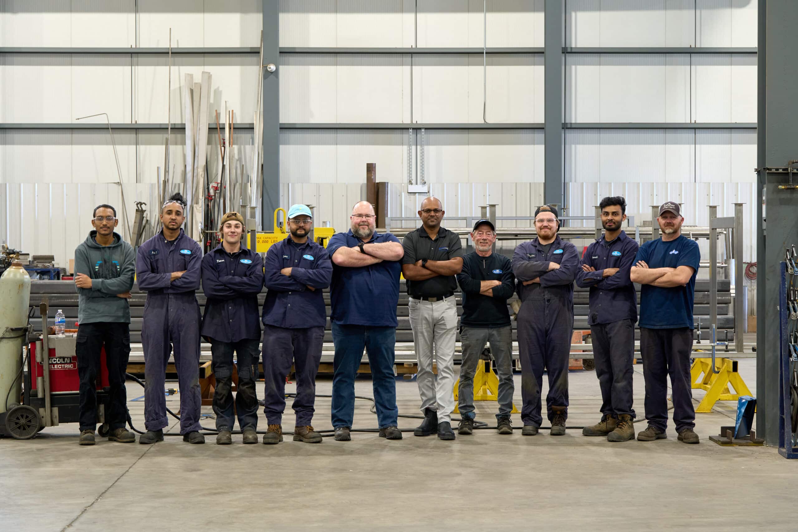 Valuing our workforce is critical at Zynik. Shown here are the team at Polyfab. Zynik is a global investment company that values and empowers our people