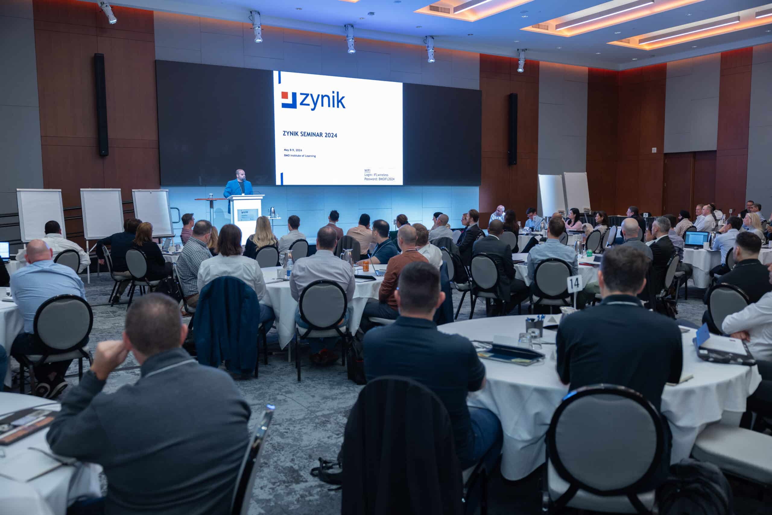 The grand ballroom of the Zynik Learning Seminar Annual Event in Toronto