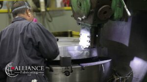 Skilled labor at Alliance Fabricating Ltd.